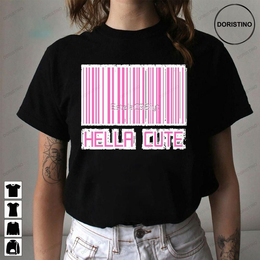 Hella Cute Barcode Awesome Shirts